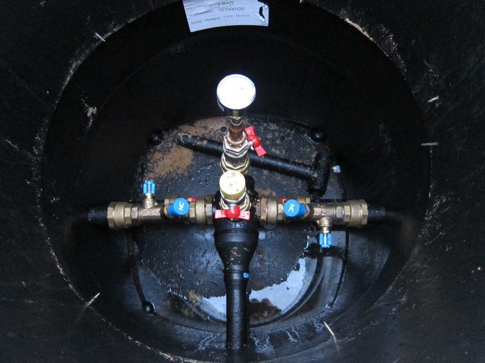 GSHP manifold chamber