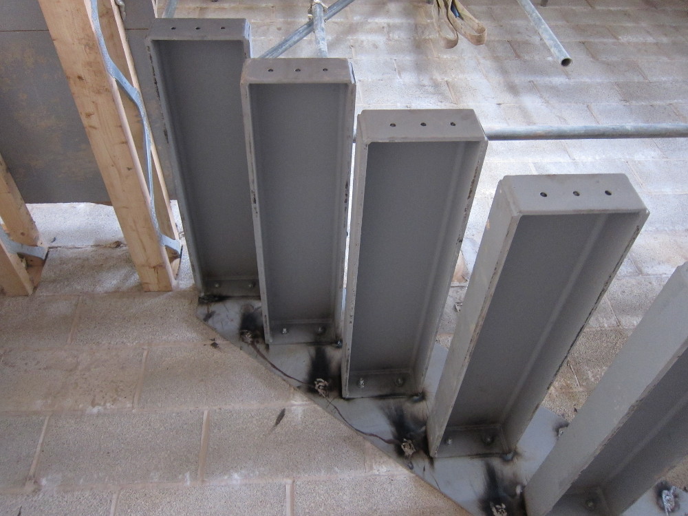 The channel-section steps