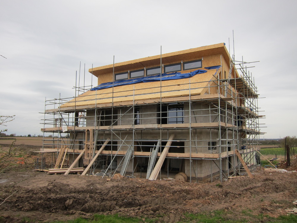 View from main camera location, showing clerestory windows