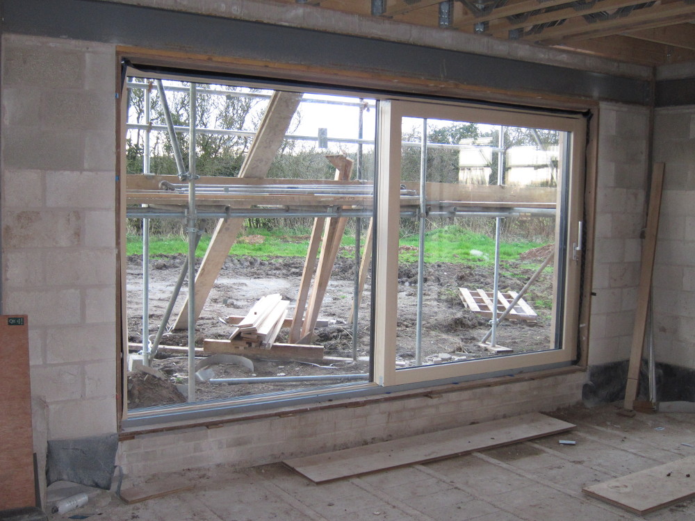 One of the HS330 doors installed in the Open Plan Living Area