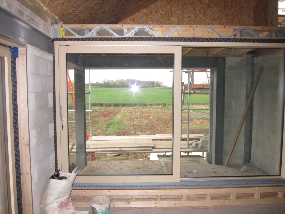 Internorm HS330 lift-and-slide door to first-floor balcony