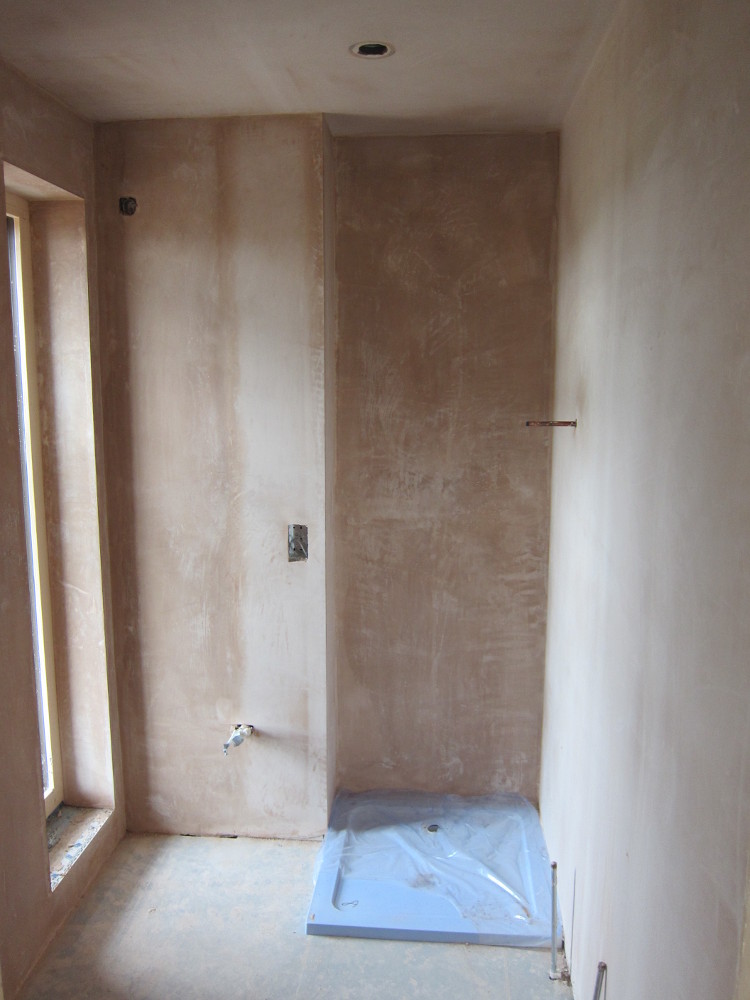 Completed plastering in En-Suite to Bedroom 3