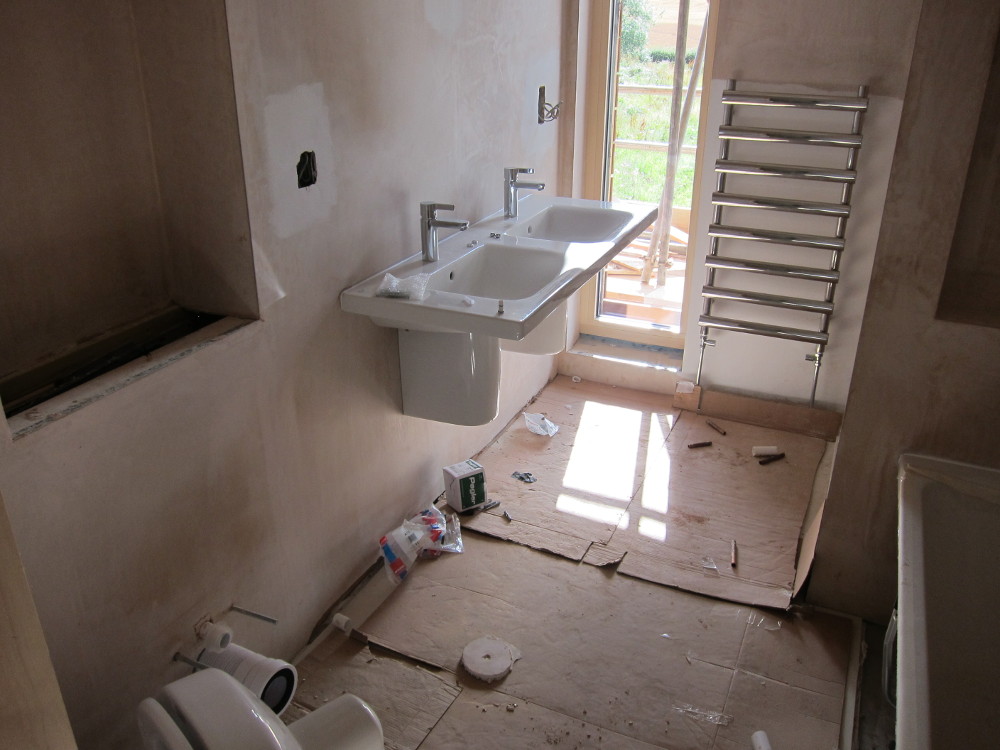 Twin washbasin in Master Bedroom En-Suite