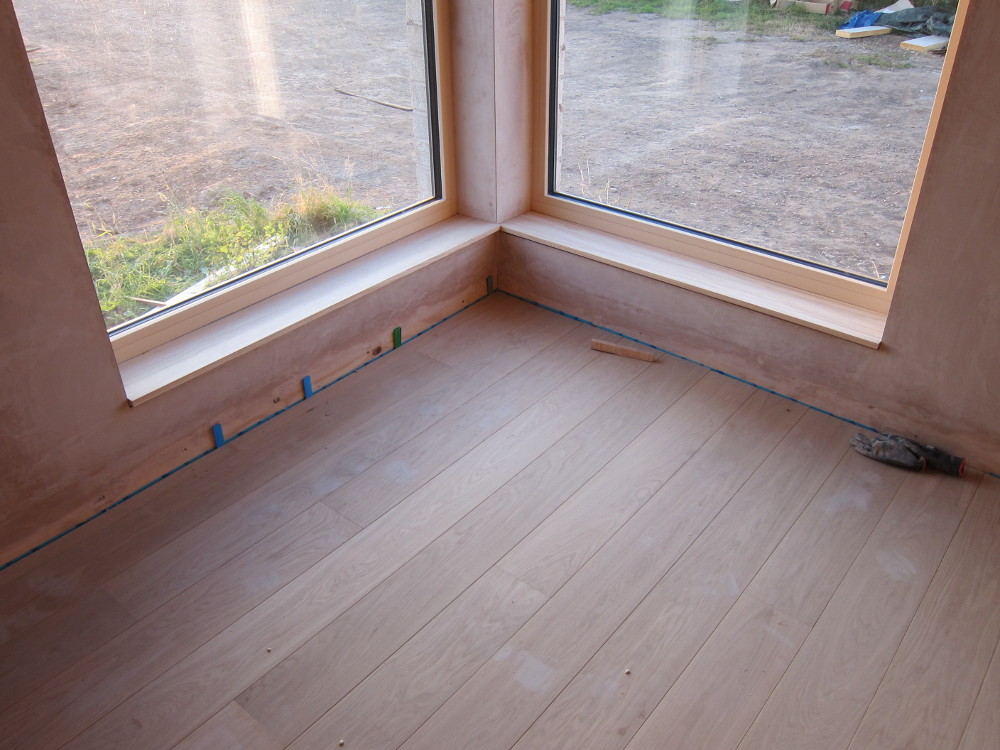 Internal window boards in Living Room