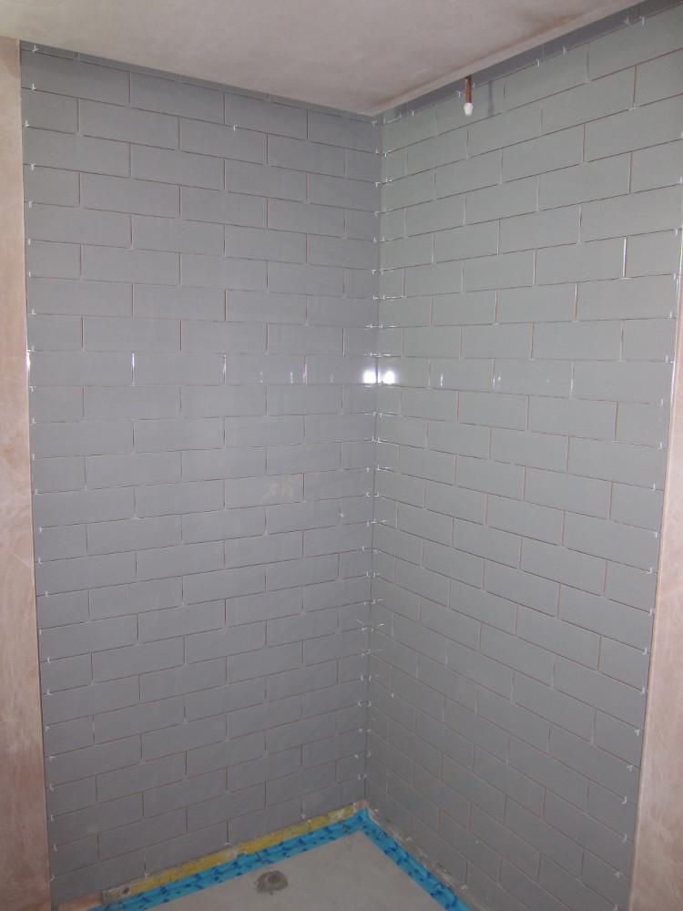 Wall tiles in the shower for the Ground Floor Shower Room