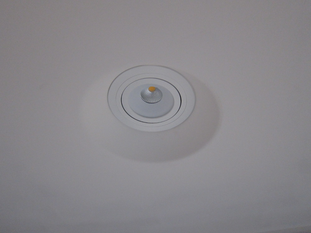 BPM AQUILAE recessed LED downlight in kitchen 