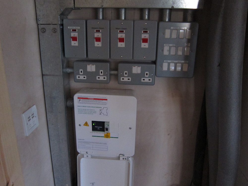 Control panels mostly complete for the Ground Floor