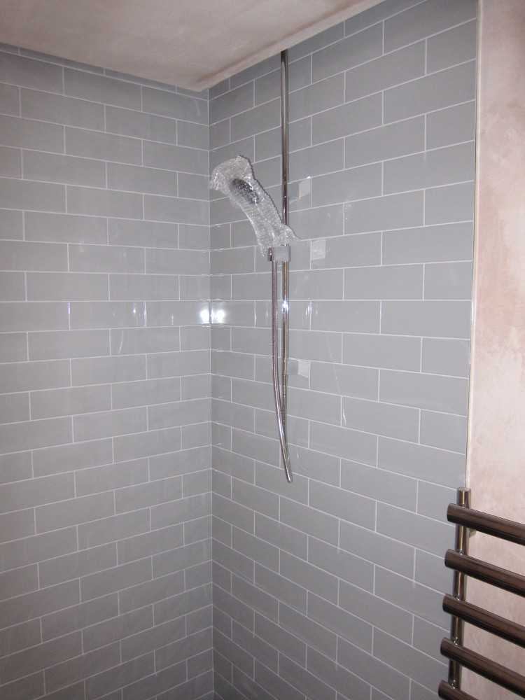 Shower and towel radiator in the ground floor Shower Room