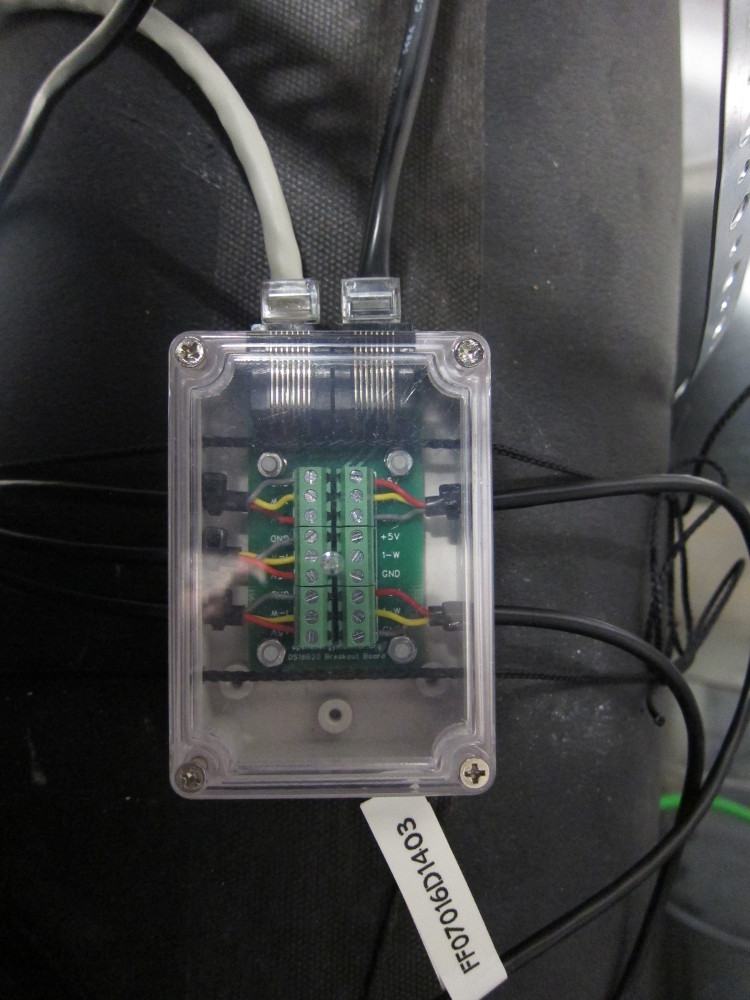 MVHR Temperature Sensor junction box